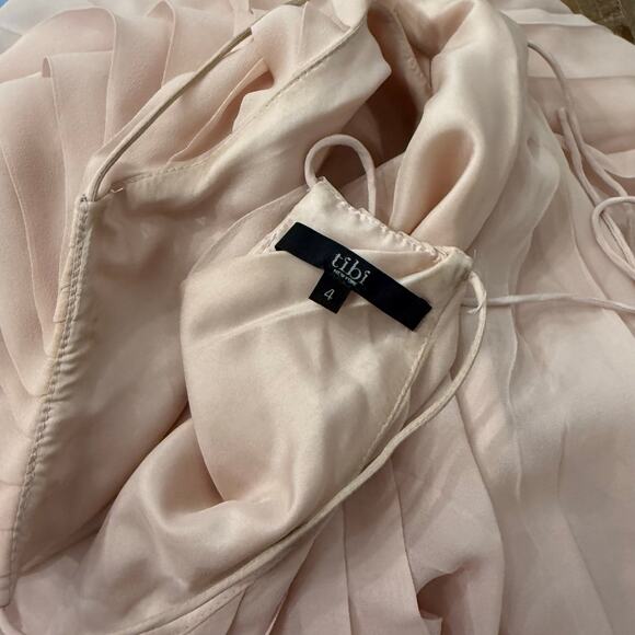 Tibi New York blush pink pleated dress maxi - Picture 10 of 10
